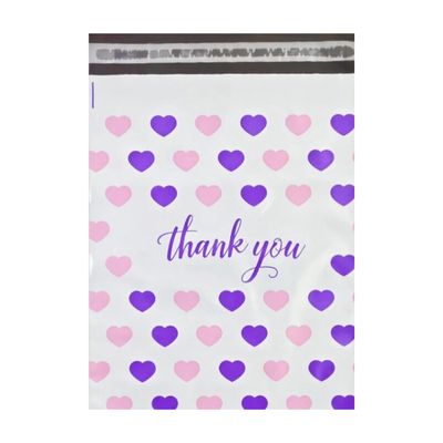 10×13" Thank You Heart Polymailers