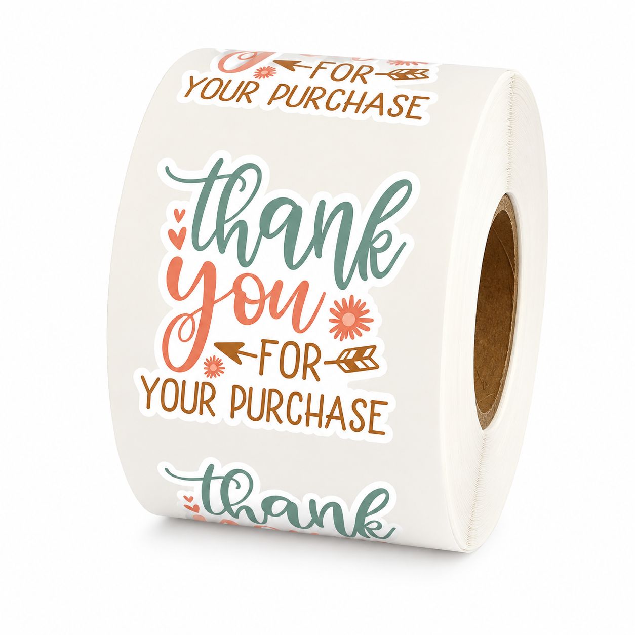 1.5" Thank You Stickers