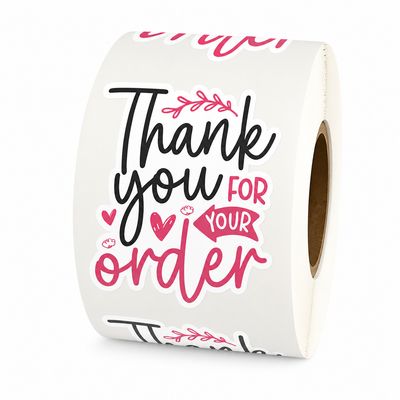 1.5" Thank You Stickers
