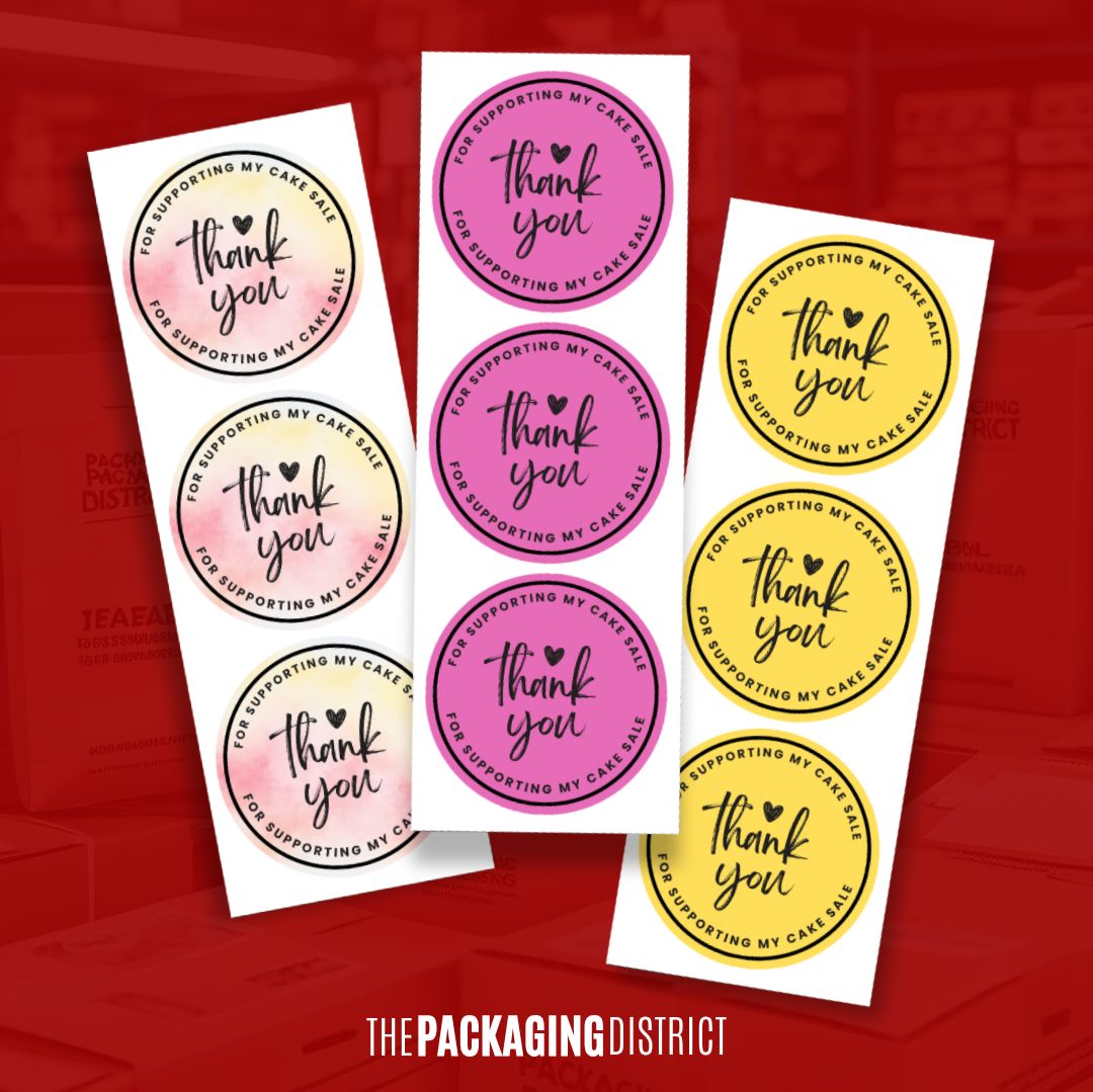 Cake Sale Stickers