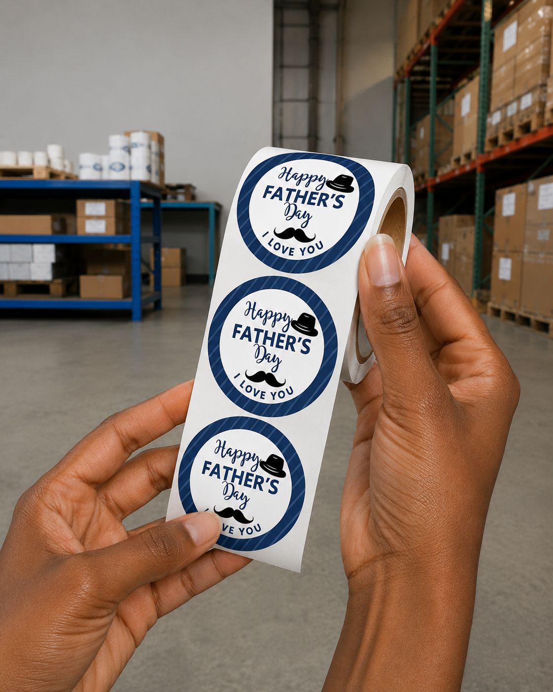 2" Father's Day Stickers