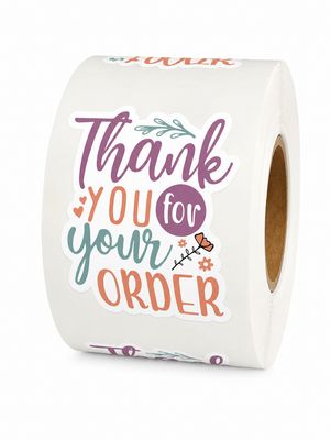 1.5" Thank You Stickers