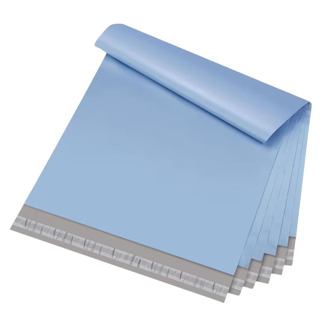 12×16" Polymailers (Light Blue)