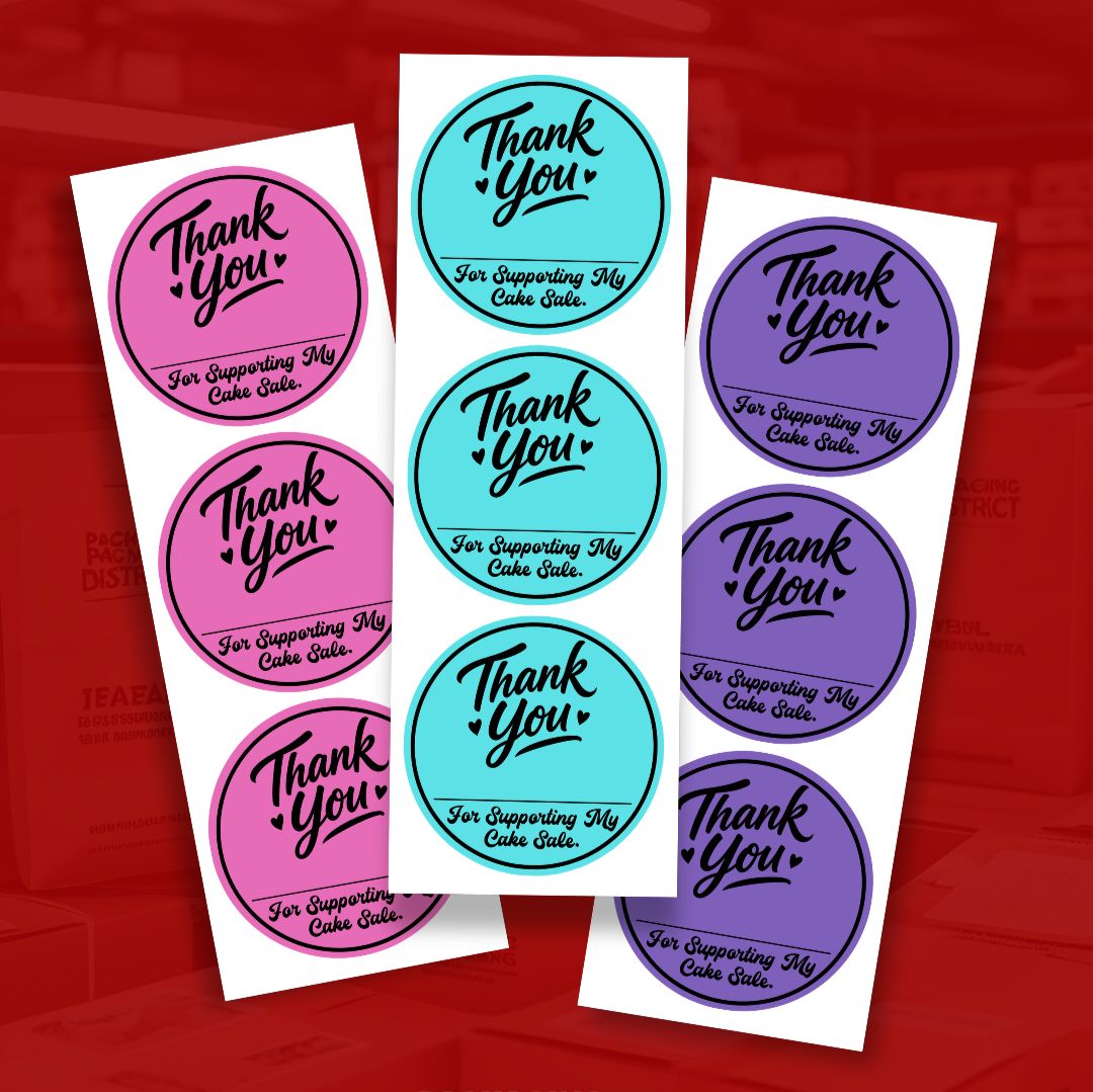 Cake Sale Stickers