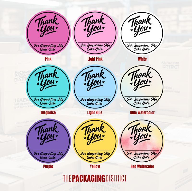 Cake Sale Stickers