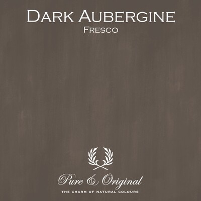 Fresco Kalkfarbe Dark Aubergine