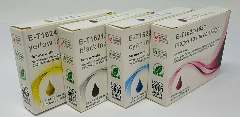Compatible Epson Multipack 16 BK, C, Y, M