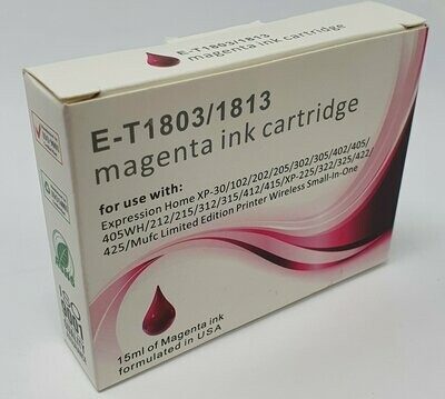 Compatible Epson 18 Magenta Ink (E-T1803/1813)