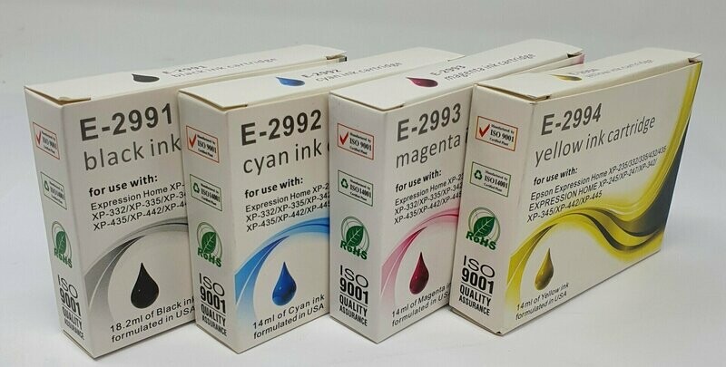 Compatible Epson 29 Multipack BK, C, Y, M (E-2991, 2, 3, 4)