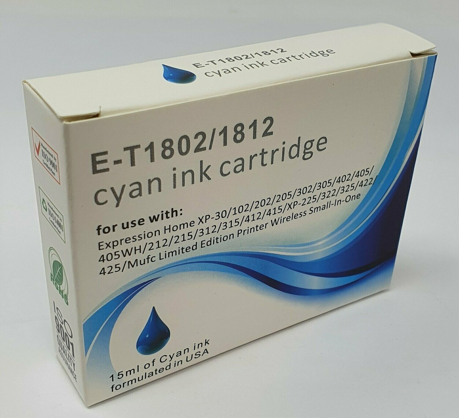 Compatible Epson 18 Cyan Ink (E-T1802/1812)
