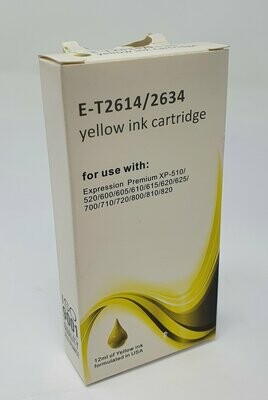 Compatible Epson 26 Yellow Ink (E-T2614/2634)