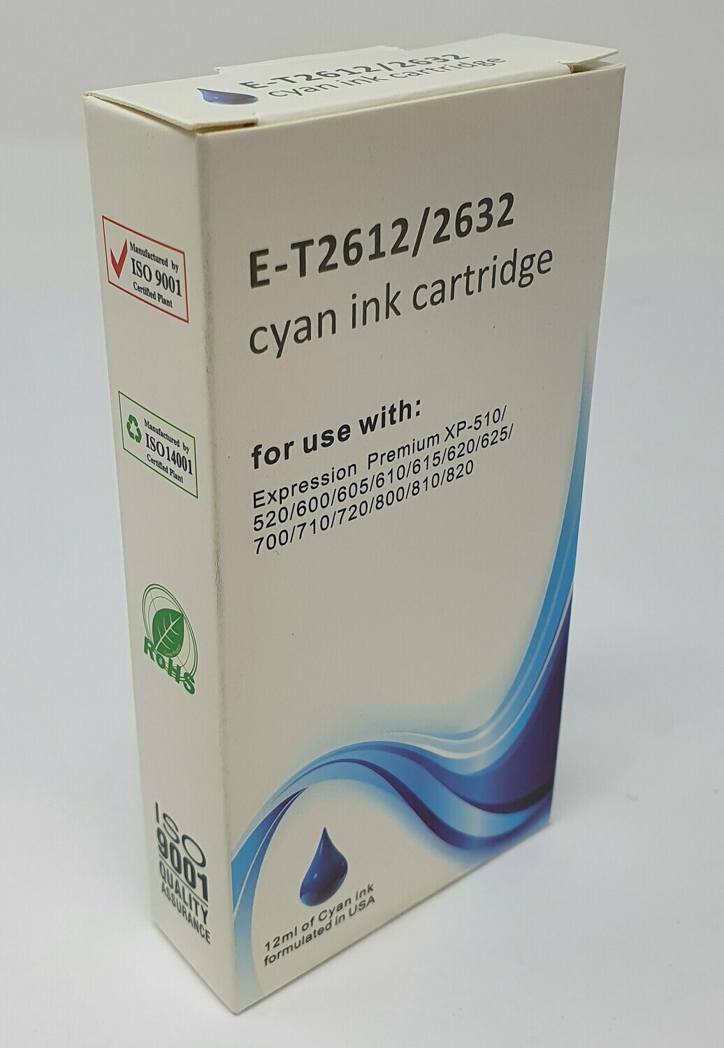 Compatible Epson 26 Cyan Ink (E-T2612/2632)