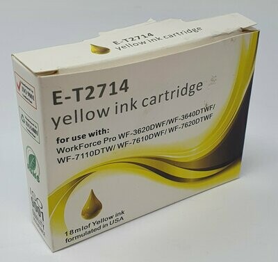 Compatible Epson 27 Yellow Ink (E-T2714)