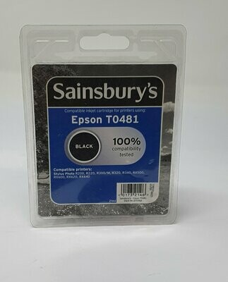Compatible Epson T0481 Black by Sainsbury's