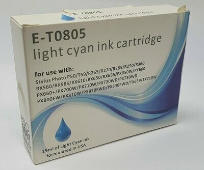 Compatible Epson T0805 Light Cyan (E-T0805)