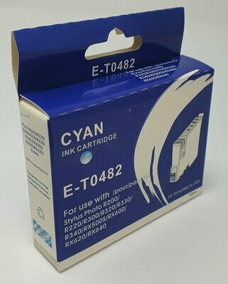 Compatible Epson T0482 Cyan (E-T0482)