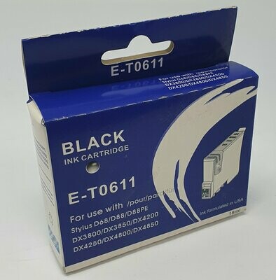 Compatible Epson T0611 Black (E-T0611)