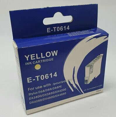 Compatible Epson T0614 Yellow (E-T0614)