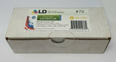 Compatible HP C9373A 72 Yellow Ink (LD-C9373A)