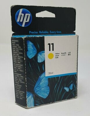 Genuine HP 11 Yellow Ink Out Of Date 06/13 (C4838AE)