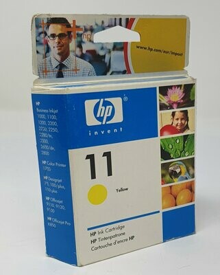Genuine HP 11 Yellow Ink Out Of Date 02/09 (C4838AE)