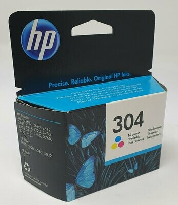 Genuine HP 304 Tri-Colour (N9K05AE UUS) out of date