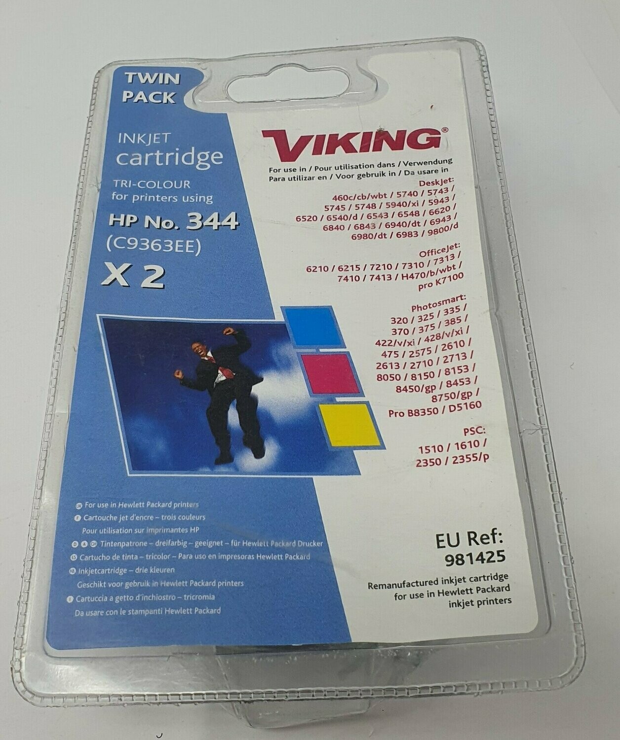 Compatible HP 344 Tri-Colour Twin Pack  (C9363EE) (Viking)