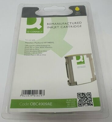 Compatible HP 940XL Yellow Ink (OBC4909AE)
