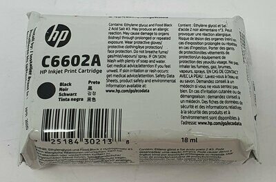 Genuine HP C6602A Black Ink Cartridge