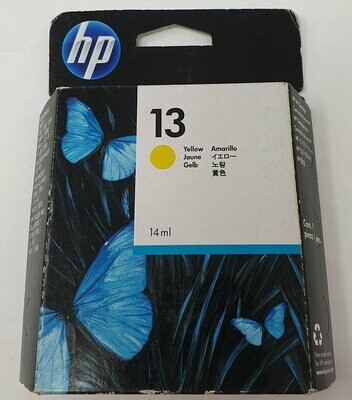 Genuine HP 13 Yellow Ink Out of Date 06/14 (C4817A)