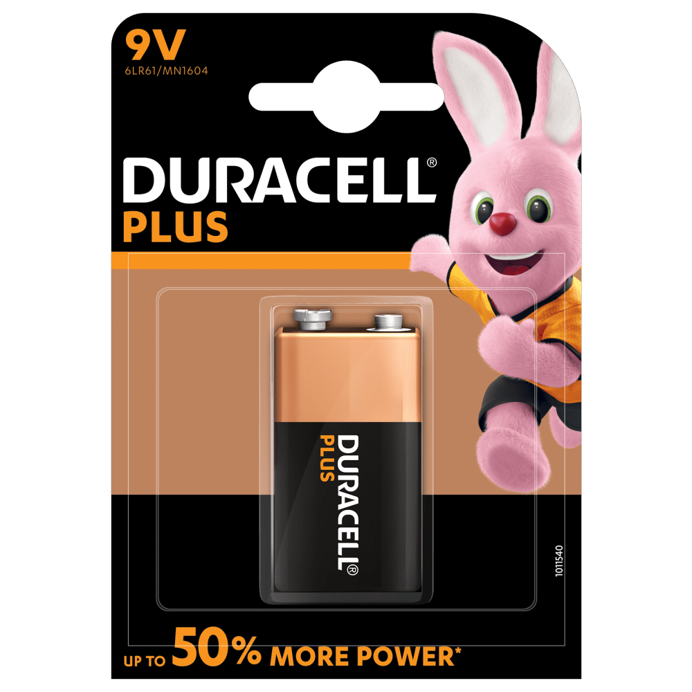 Duracell Plus 9V Battery x1
