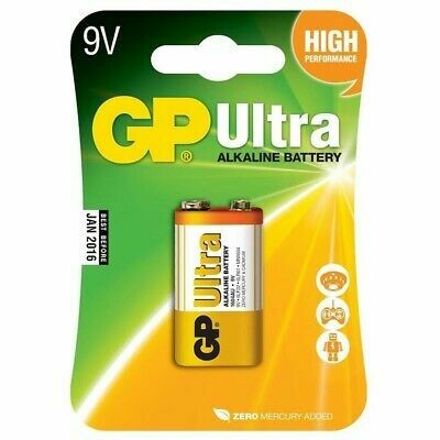 GP Ultra Alkaline 9V Battery x1