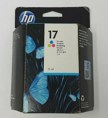 Genuine HP 17 Tri-Colour Ink Out of Date 07/14 (C6625A)