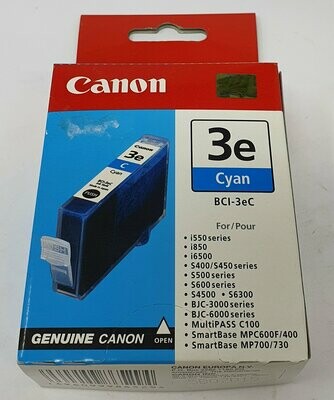 Genuine Canon 3e Cyan Ink (BCI3eC)