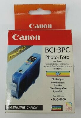Genuine Canon BCI-3PC Photo Cyan Ink