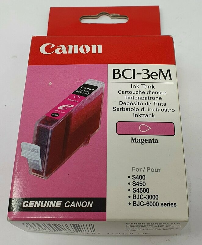 Genuine Canon 3e Magenta  Ink (BCI-3eM)