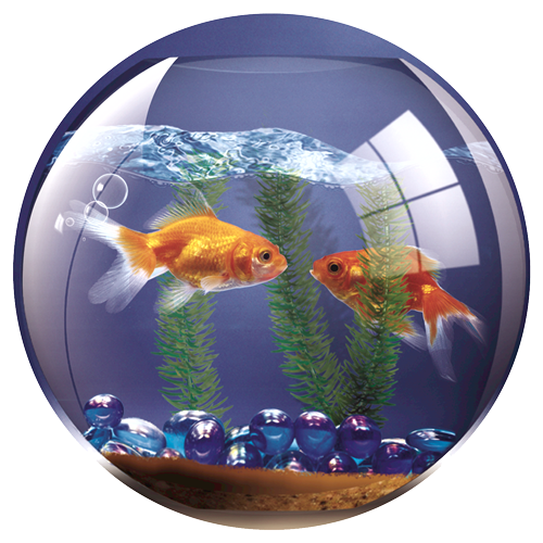 Fellowes Fish Bowl Round Optical Mouse Pad