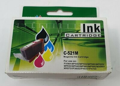 Compatible Canon C521M Magenta Ink (C-521M)