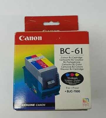 Genuine Canon BC-61 Colour Ink Cartridge