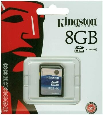 Kingston SD4/8GB 8 GB SDHC Memory Card