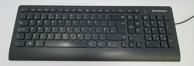 Refurbished Lenovo KU-0989 Black Wired USB Keyboard