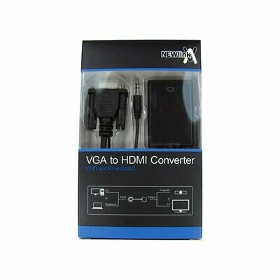 Newlink VGA To HDMI Converter With Audio Support