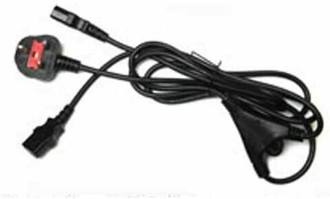 Generic Y Splitter Mains Kettle Twin Power Lead 2m
