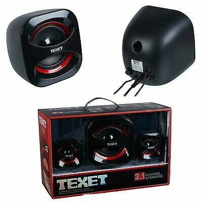 Texet Speakers G5U 2.1 Channel Speakers