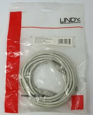 LINDY CAT.6 UTP Patch Cable Grey 5.0M (Metres)