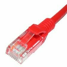 Ultima Patch Lead Cat5e U/UTP PVC Moulded Boot Red (L)2Mtr