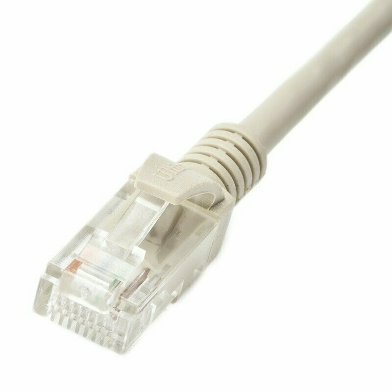 Ultima Patch Lead Cat5e U/UTP PVC Moulded Boot Grey (L)2Mtr