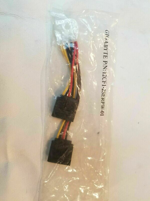 Gigabyte SATA Power Adapter Cable Serial SATA ATA 2 12CF1-2SERPW-01