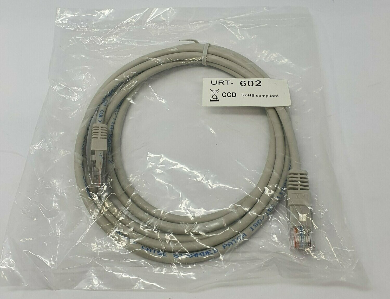 Cables Direct URT-602 CAT5E 2Metre Network Cable (Grey)