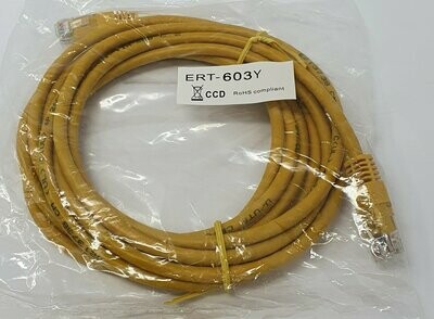 Cables Direct ERT-603Y 3 m CAT 6 U/UTP Patch Cable Yellow